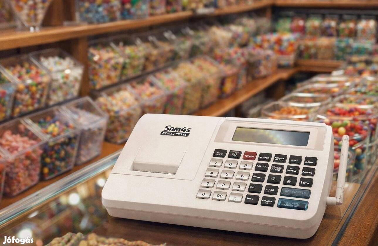 Használt pénztárgép névre írva, friss felülvizsgálattal