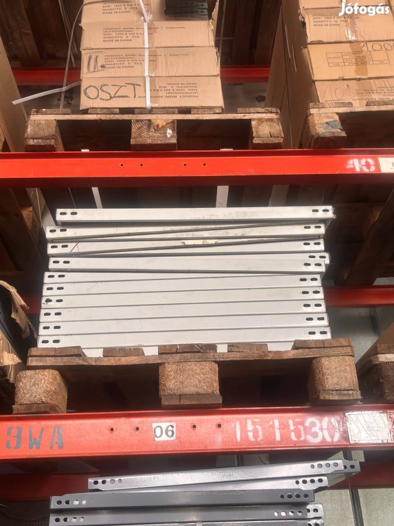 Használt salgó polc 1000x800mm