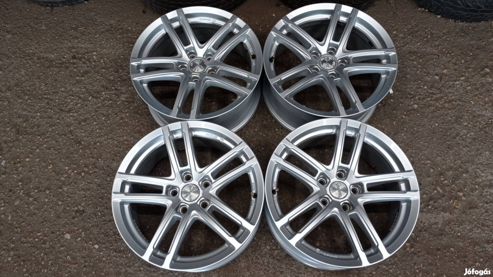 Használt szép állapotú Dezent 5x112 lyukosztású 17 colos alu felni gar