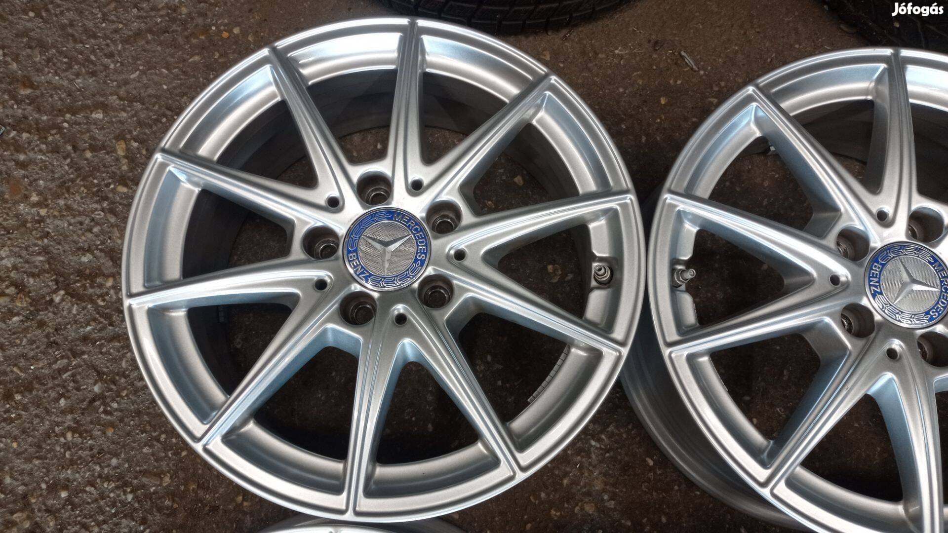 Használt szép állapotú Gyári Mercedes 16 colos 5x112 lyukosztású alu