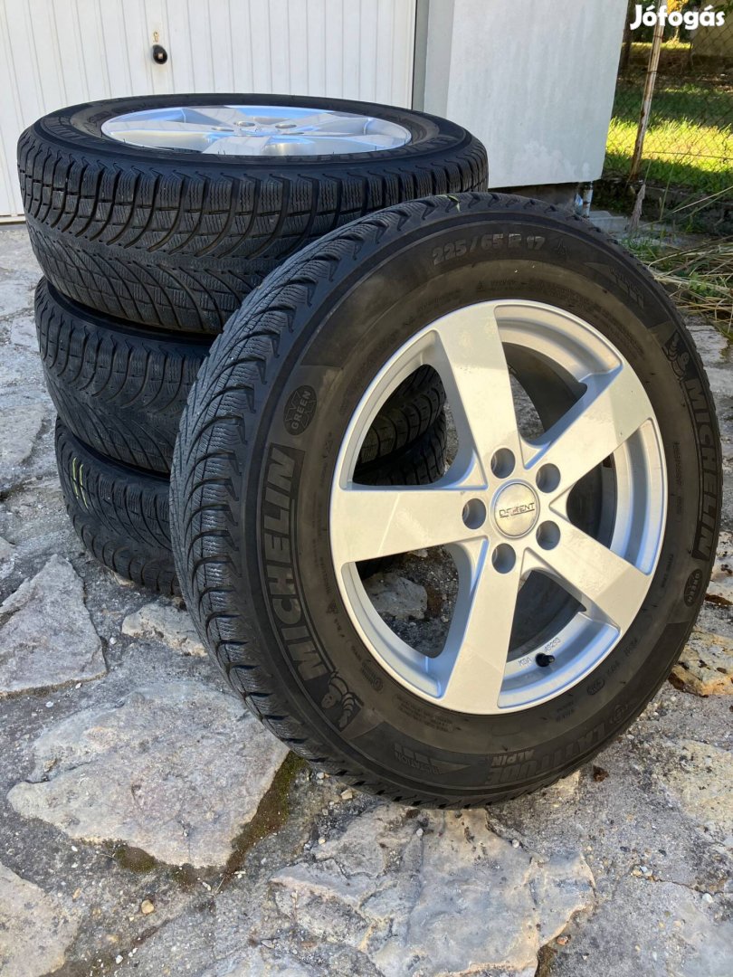 Használt téli gumi garnitúra felnivel eladó