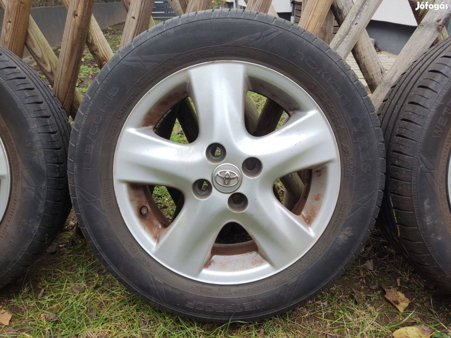 Használt toyota alufelni, nyári gumival, 4db-os szett