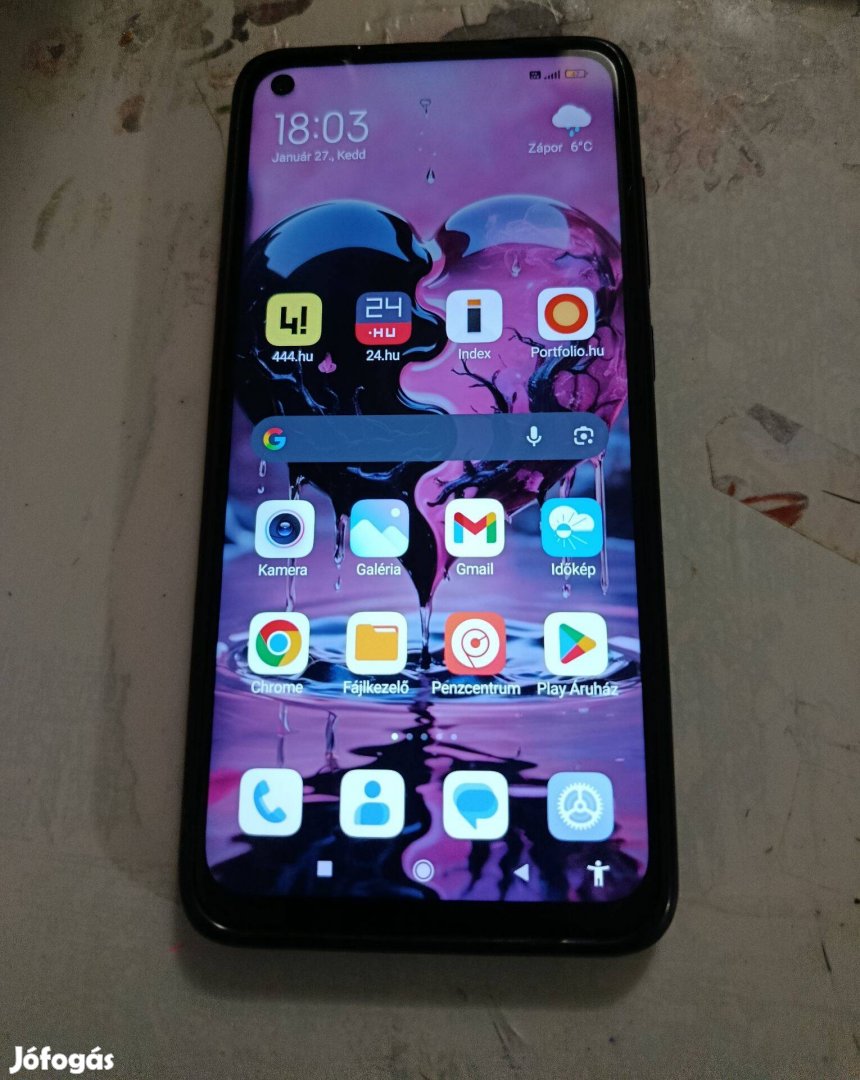 Használt xiaomi redmi note 9