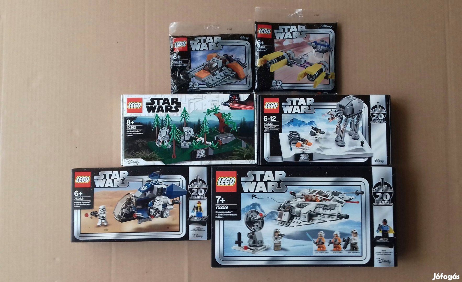 Hat 20.éfodulós új Star Wars LEGO 30461 30384 75262 75259 40333 40362