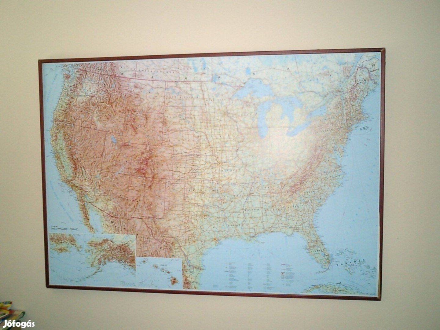 Hatalmas méretű USA térkép tagállamokkal
