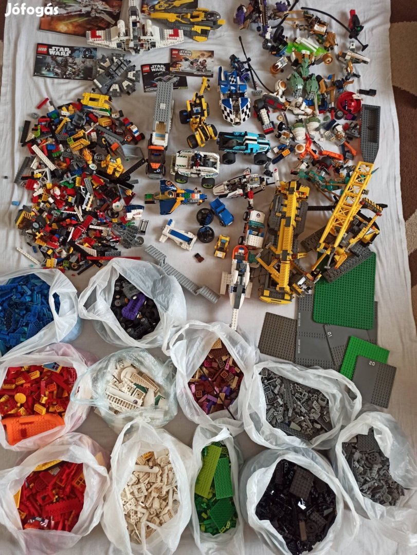 Hatalmas ömlesztett eredeti lego csomag 19,5 kg!! 