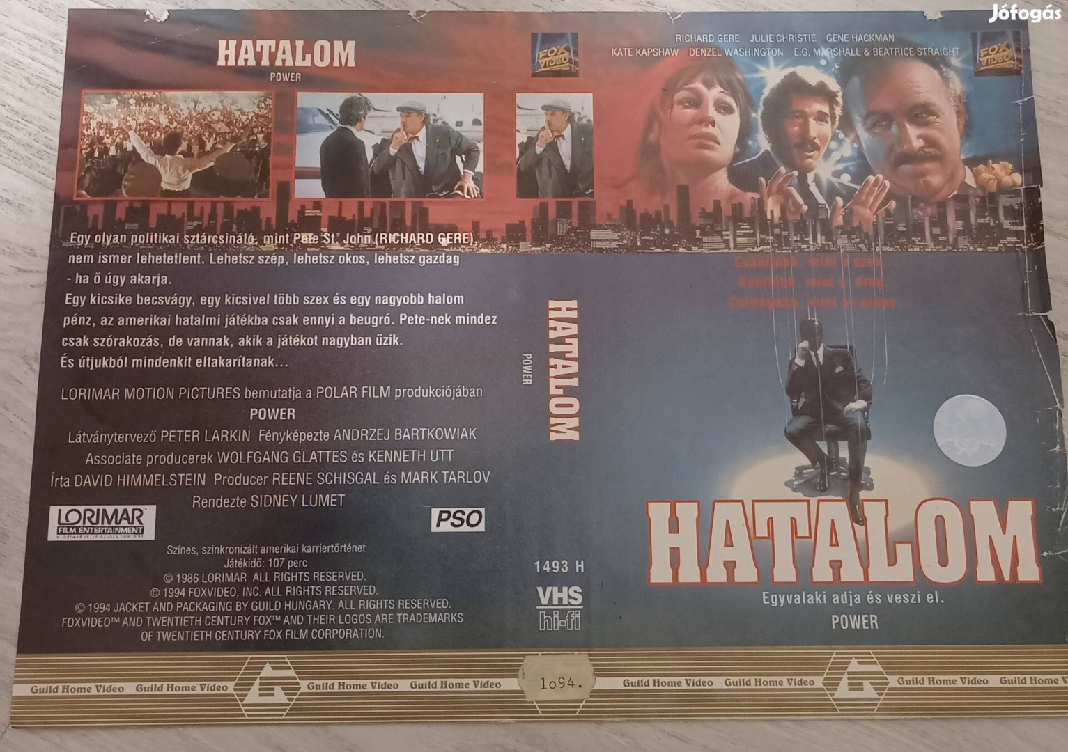 Hatalom  - guild video - Richard Gere