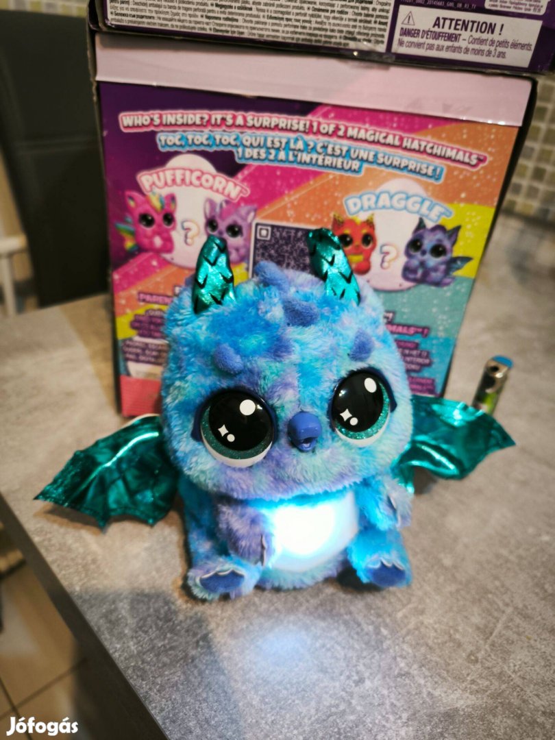 Hatchimals Alive:Óriás meglepetés tojás - Sárkány - Interaktív kedvenc