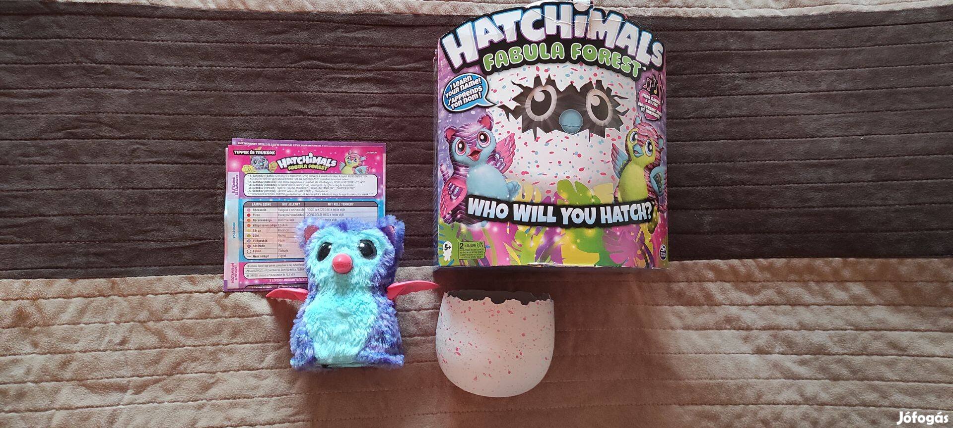 Hatchimals Fabula Forest Interaktív Plüss eladó kitűnő állapotban!