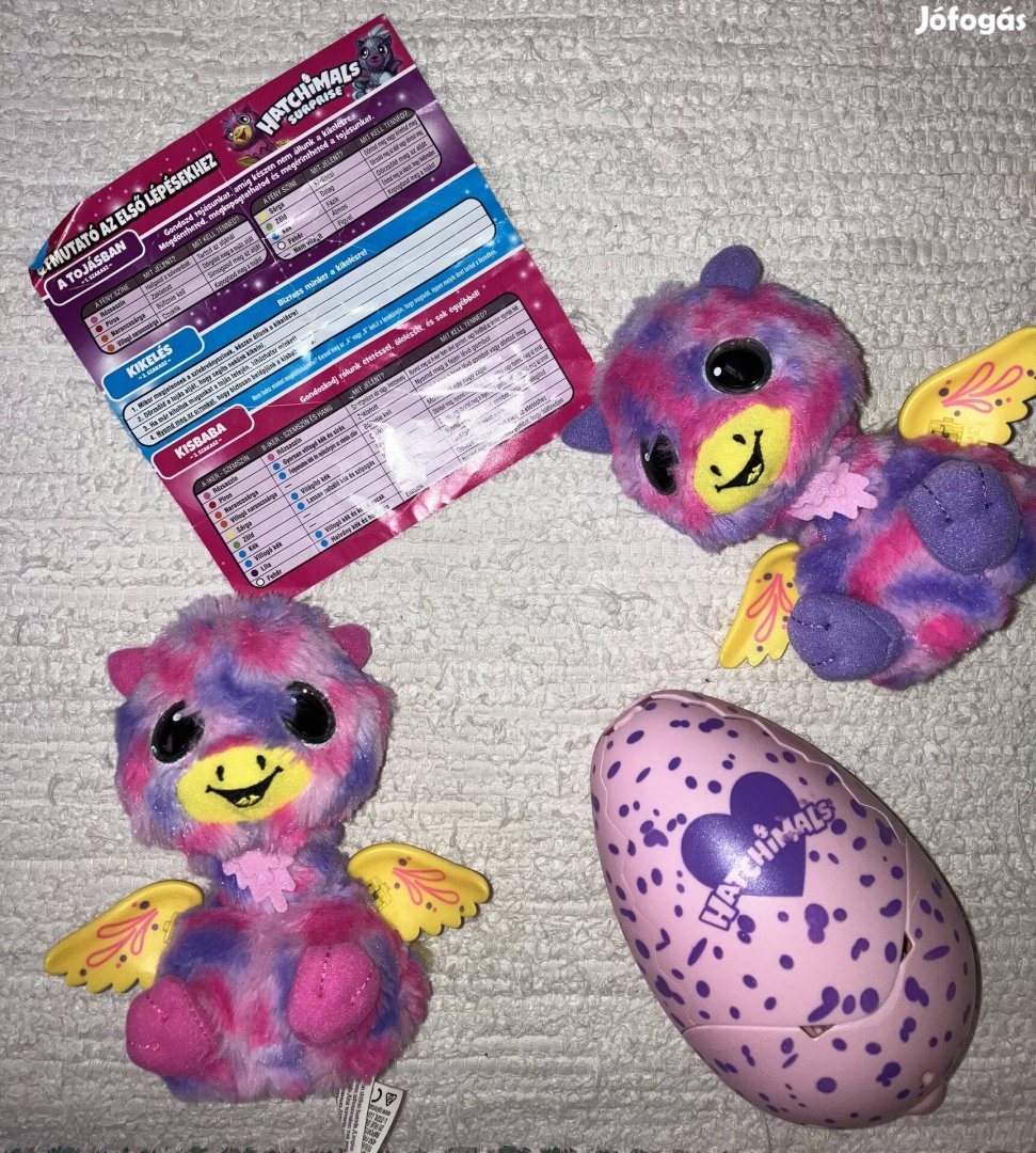 Hatchimals játék-csomag: tojás úszókkal & interaktív zsiráf ikrek