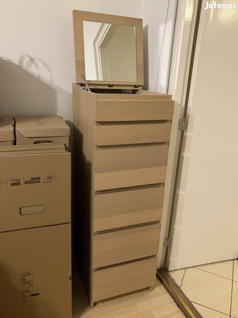 Hatfiókos tükrös komód IKEA