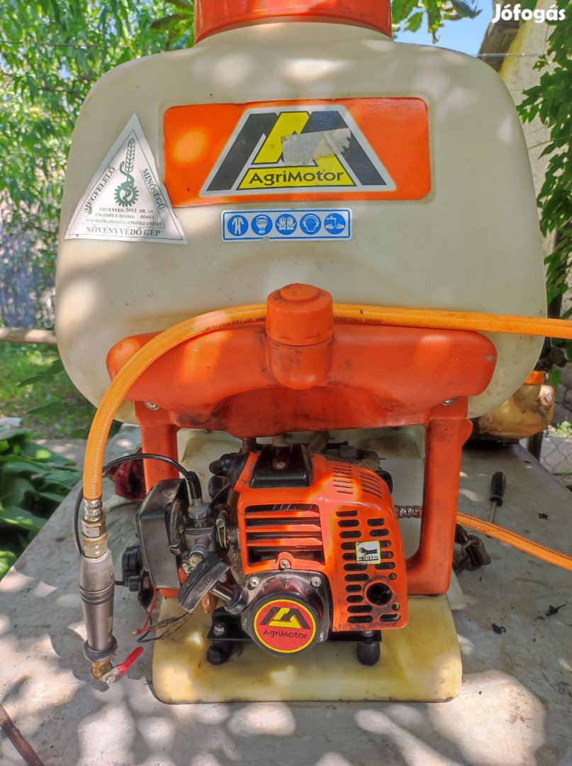 Háti permetező benzinmotoros Agrimotor