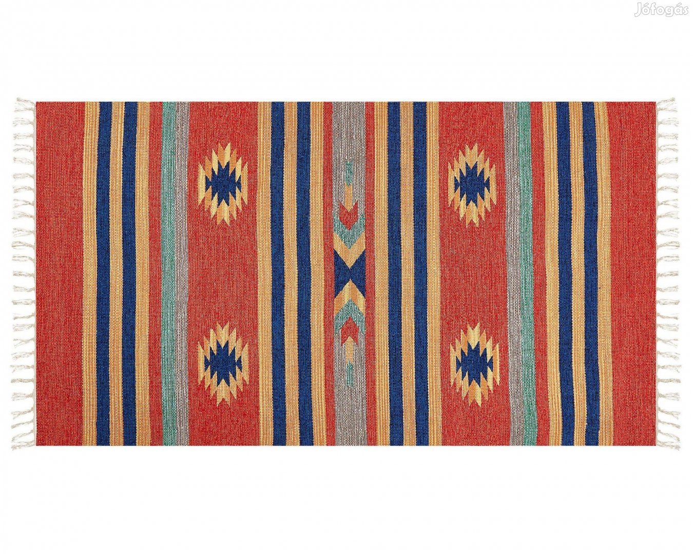 Hatis kilim pamut szőnyeg 80 x 150 cm (színes) 25591