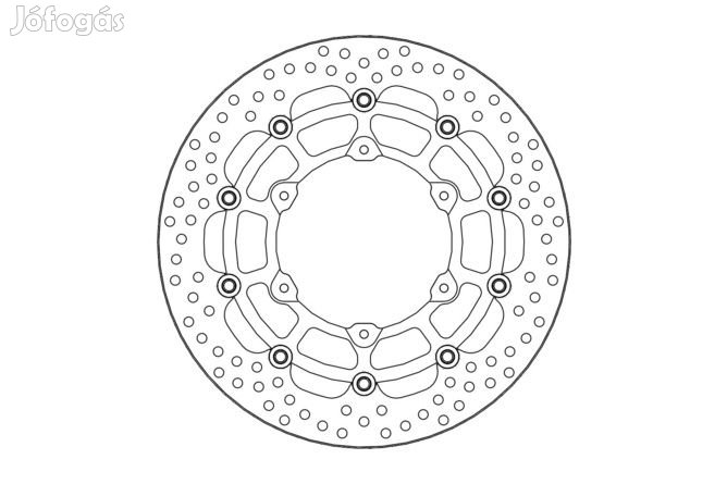 Hátsó féktárcsa Moto Master Halo Husqvarna 701