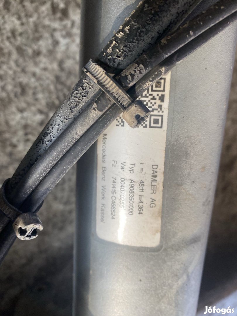 Hátsó híd w906 Sprinter, Crafter eladó