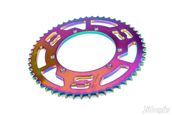 Hátsó lánckerék 53 fog - 428 Doppler alu CNC neokróm Sherco Enduro 50