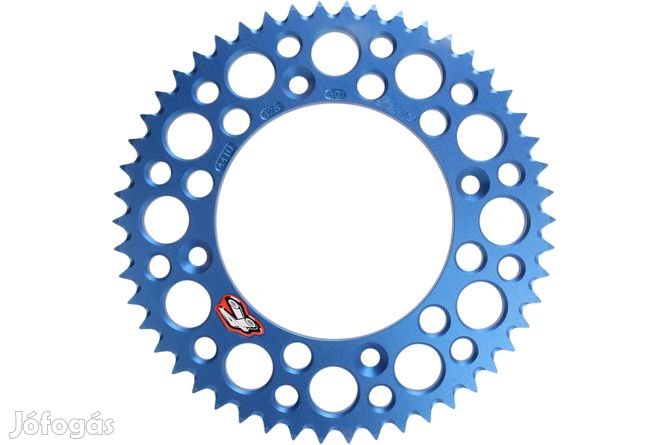 Hátsó lánckerék Renthal 428 Z.50 Ultra Light önmagát tisztító kék TC /