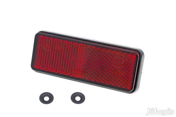 Hátsó piros szögletes fényvisszaverő