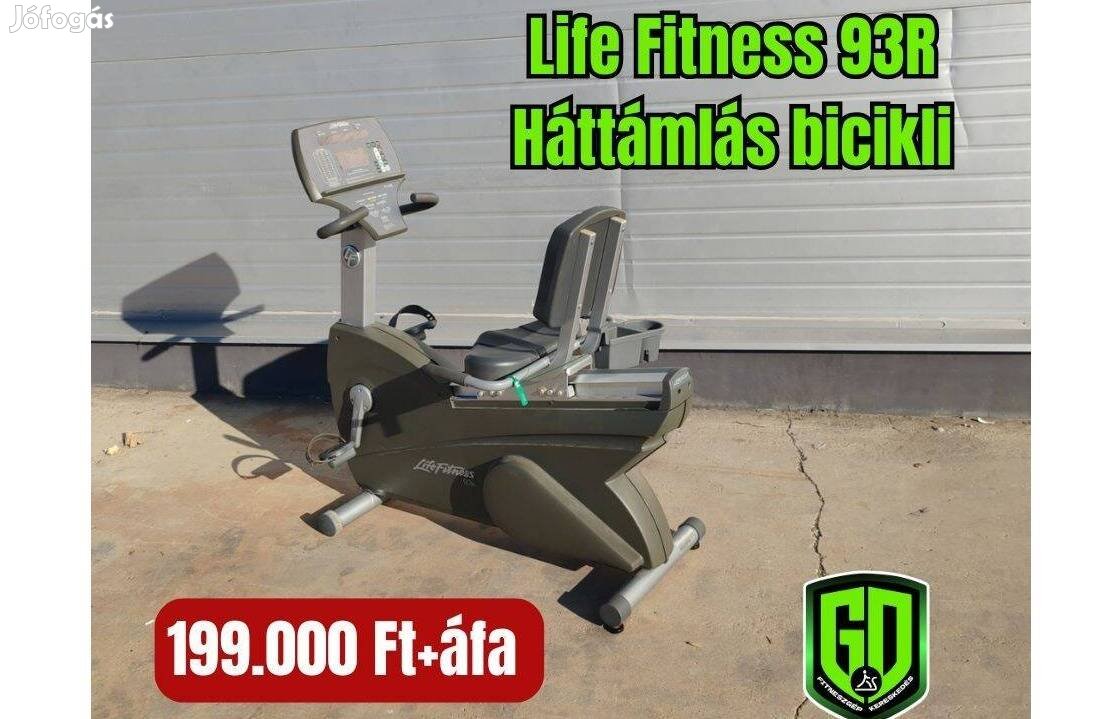 Háttámlás bicikli - Life Fitness 93R