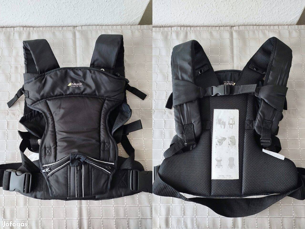 Hauck 3-Way Carrier Black babahordozó kenguru 3,5-12 kg