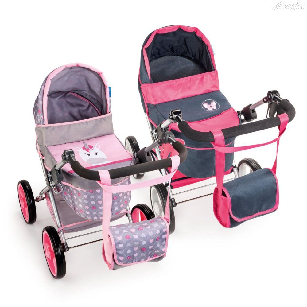 Hauck Baby Doll Angie Pram Pillangó | sötét rózsaszín (magenta) - szü