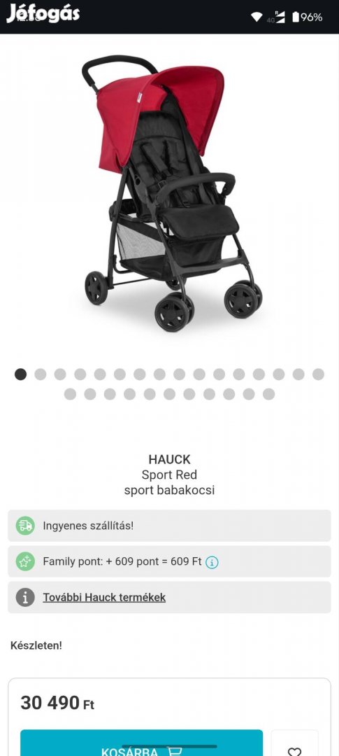 Hauck Sport babakocsi
