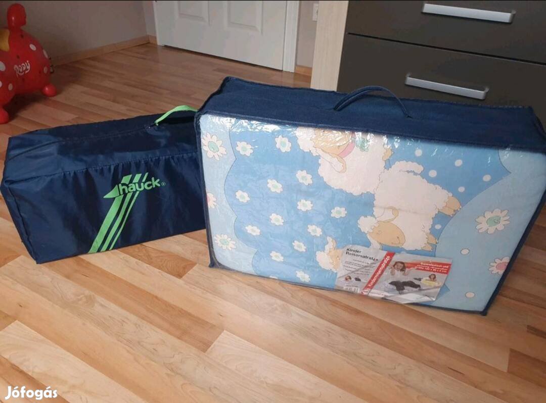 Hauck utazó ágy és matrac 