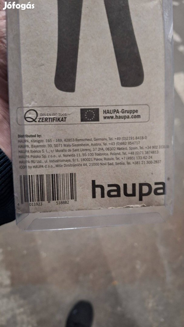 Haupa Klimpelő présfogó, új 