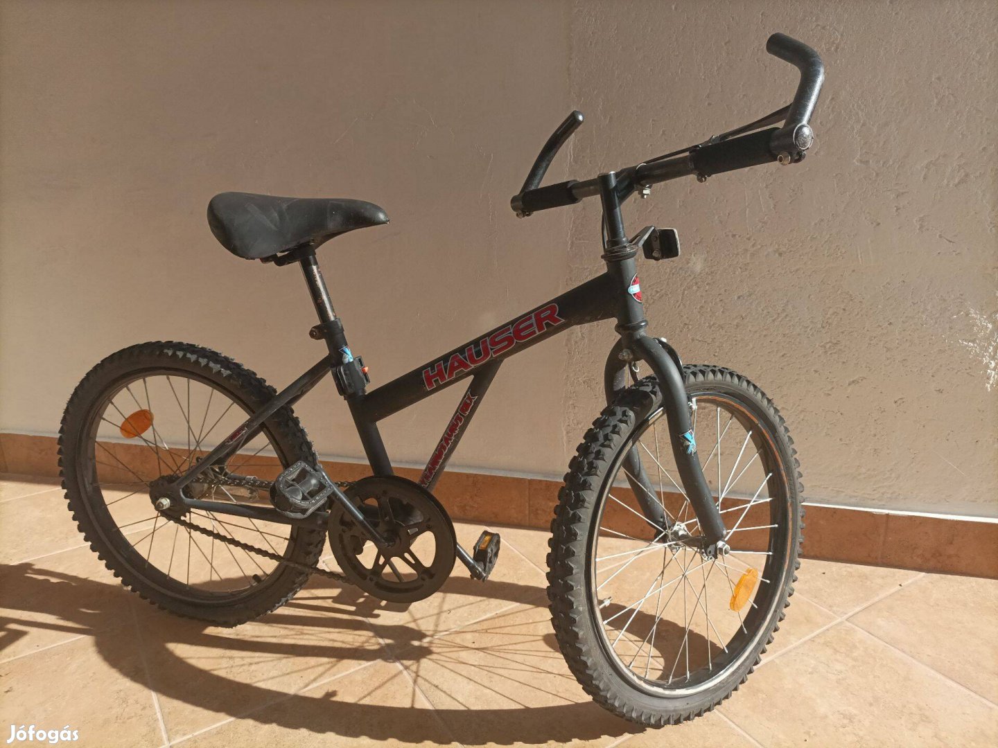 Hauser 20-as Gyerekbicikli kerékpár fekete