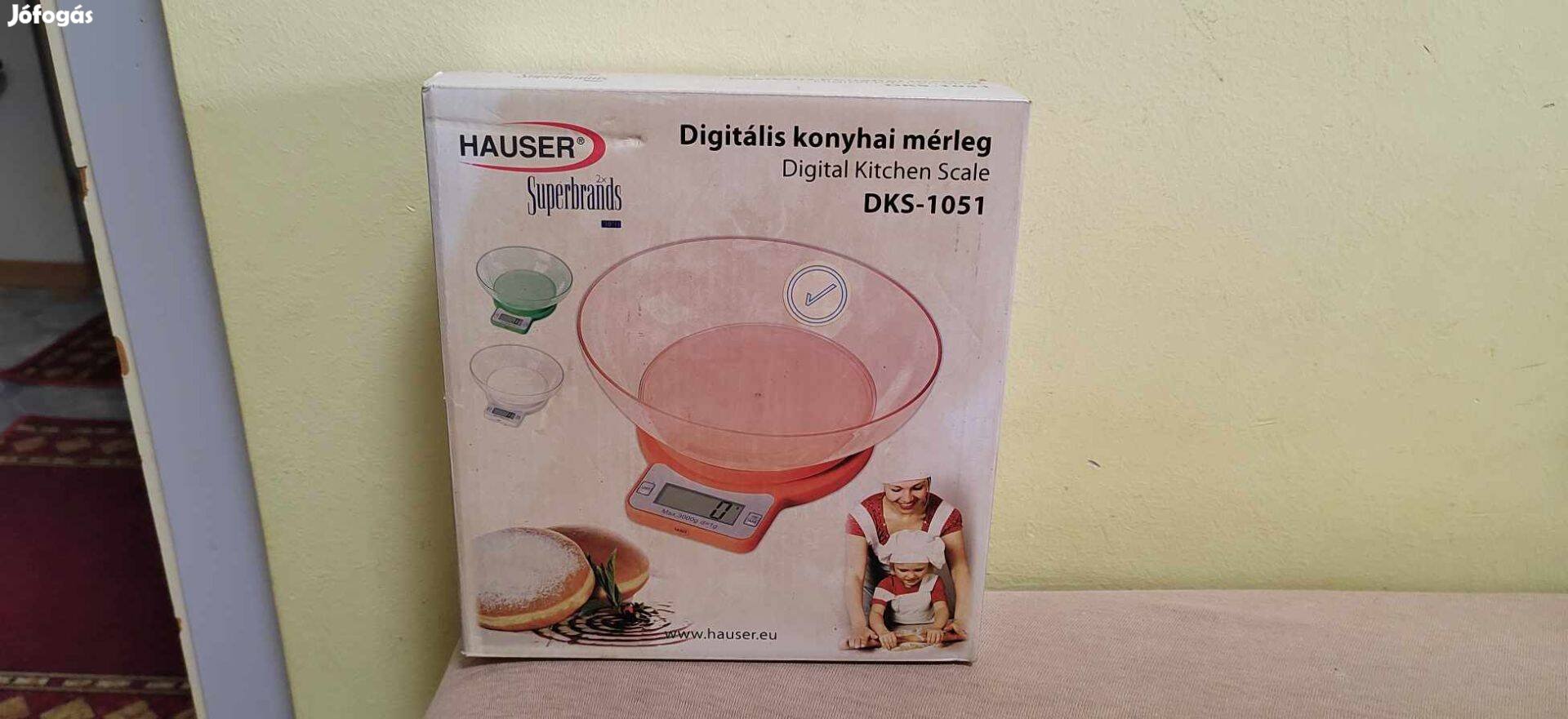 Hauser Digitális konyhai mérleg - sosem használt - újszerű