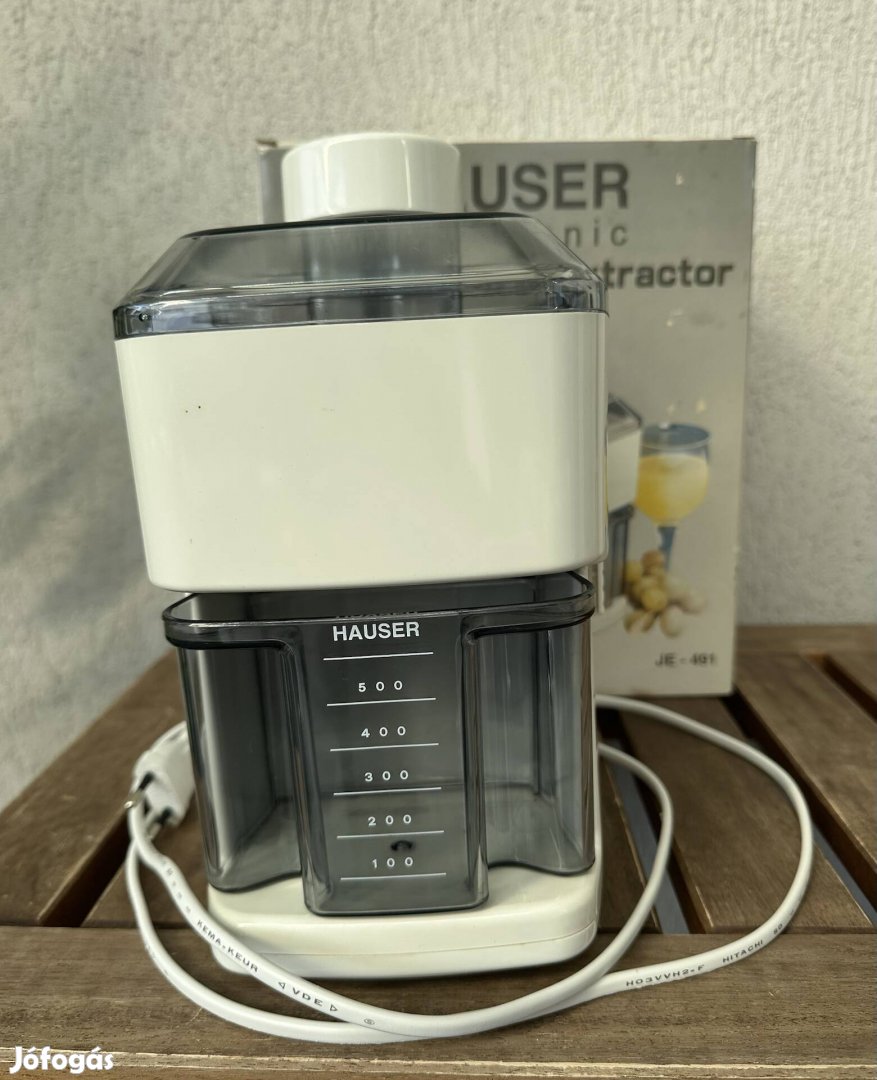 Hauser gyümölcsprés, gyümölcscentrifuga két fokozatú eladó