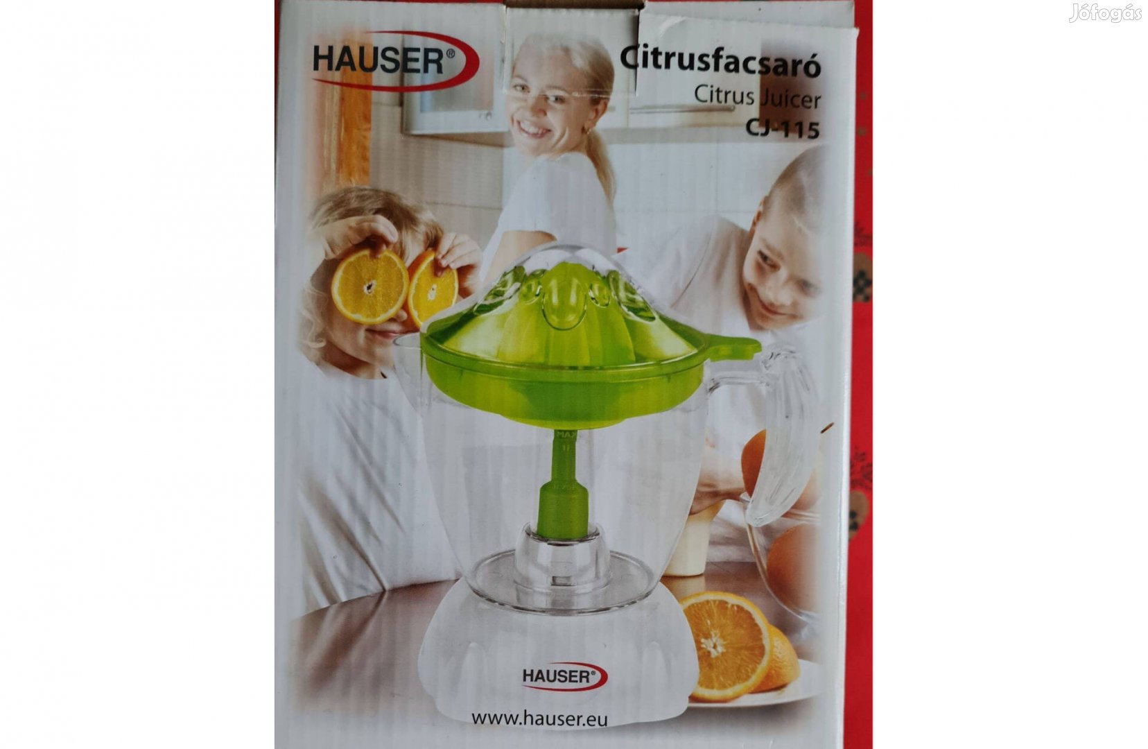 Hauser márkájú citrusprés