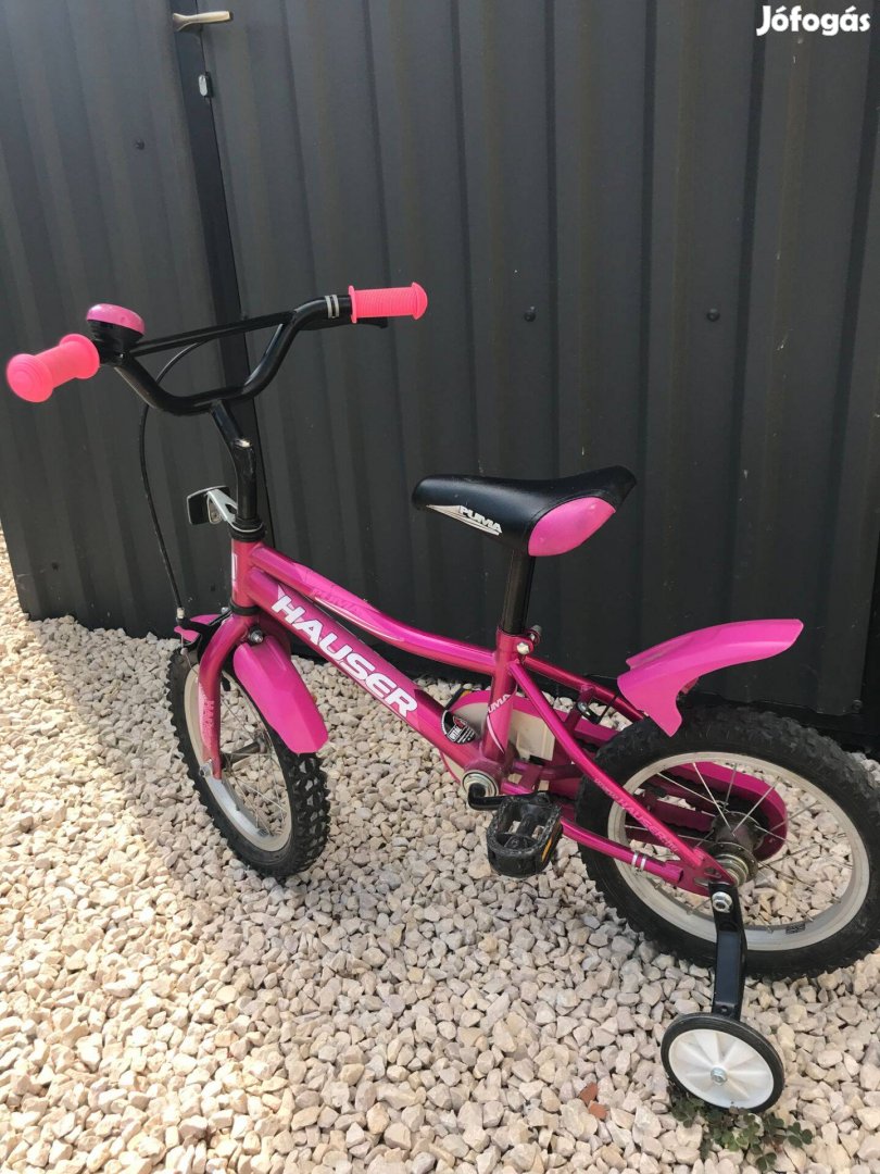 Hauser puma pink 14 colos median 20 colos kerékpár gilber roller 3in1