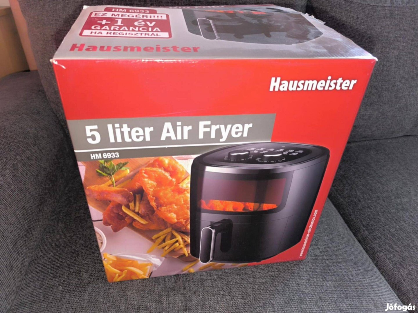 Hausmeister HM6933 Airfryer - forrólevegős sütő