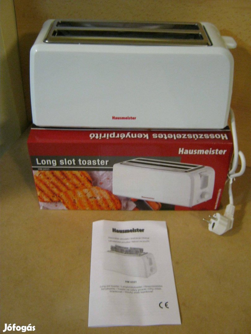 Hausmeister HM-6551 Négyszeletes kenyérpirító, 1200 W