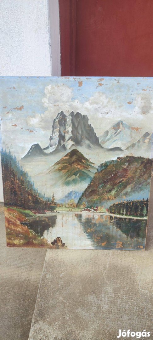 Havas hegyek , festmény