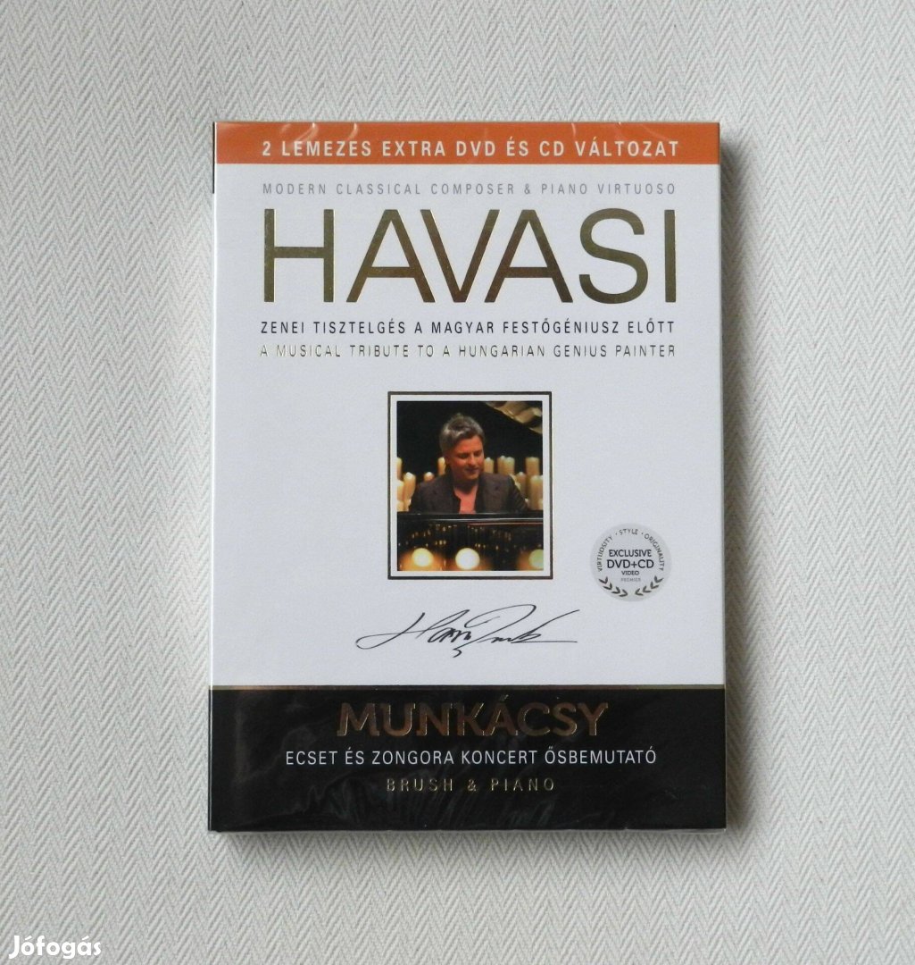 Havasi Balázs Munkácsy Ecset és zongora CDDVD