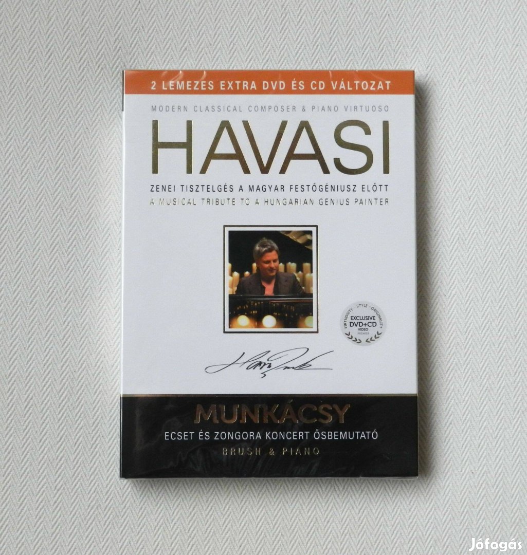 Havasi Balázs Munkácsy Ecset és zongora CD+DVD