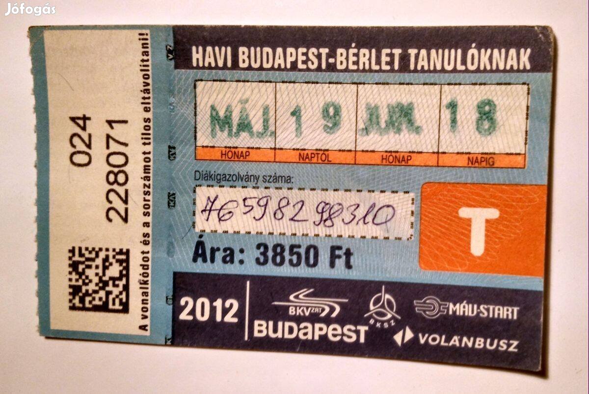 Havi Budapest-Bérlet Tanulóknak 2012 Május Ver.2 2képpel