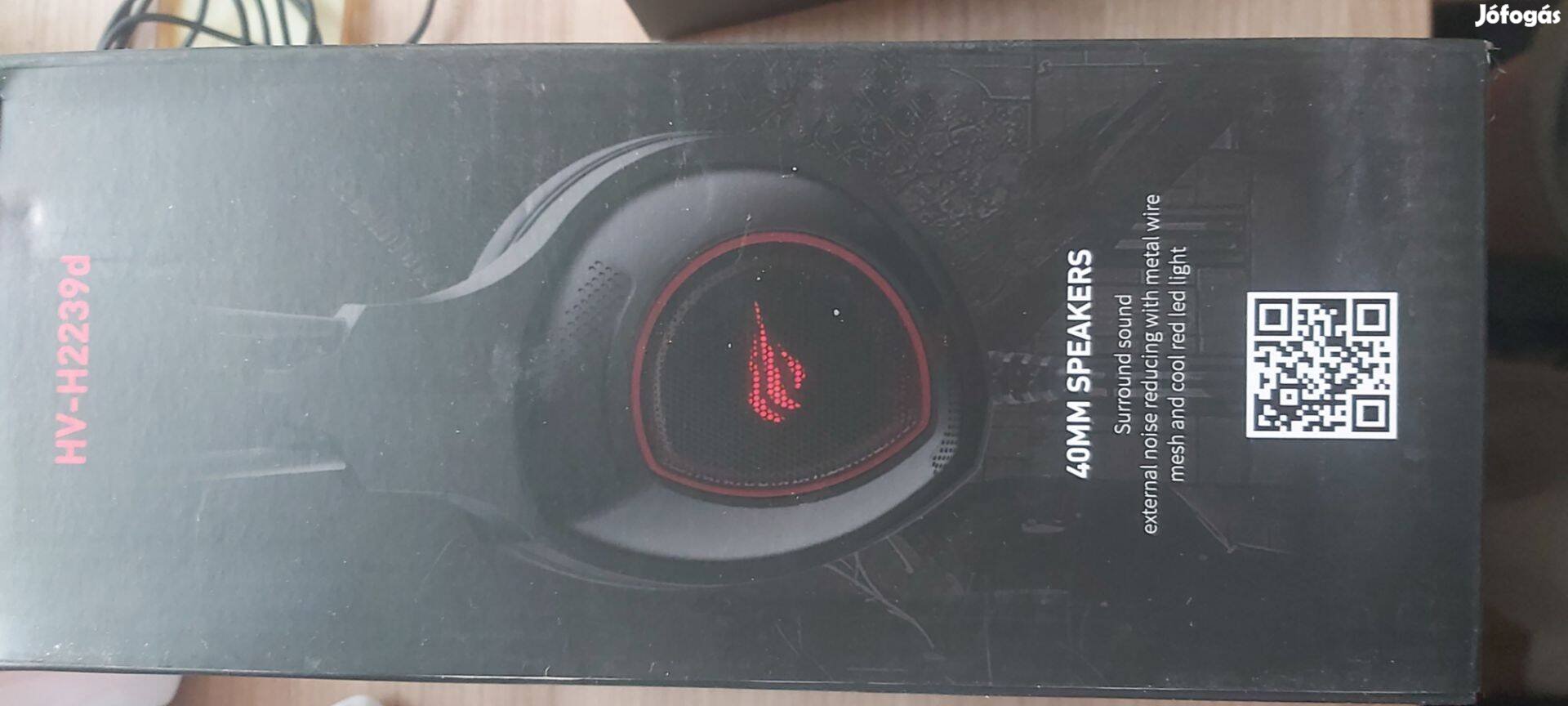Havit Gamenote H2239D gamer fejhallgató, fekete +Havit HV-MS691-4D Gam