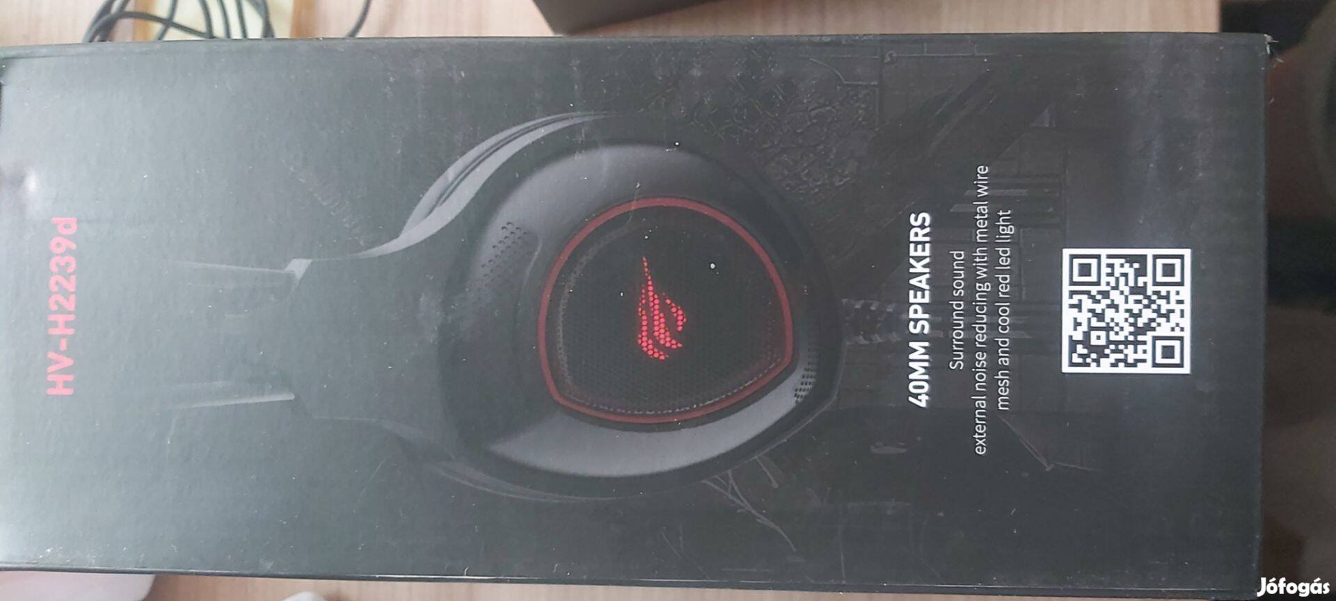 Havit Gamenote H2239D gamer fejhallgató, fekete +Havit HV-MS691-4D Gam