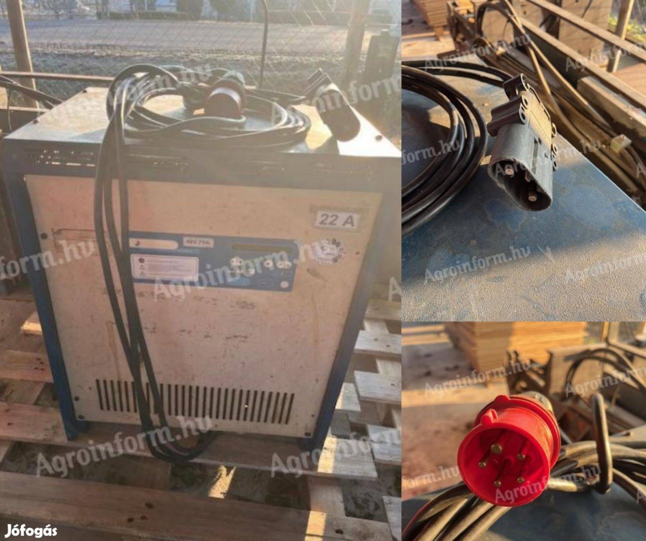 Hawker 48V 70A targonca akkumulátor töltő