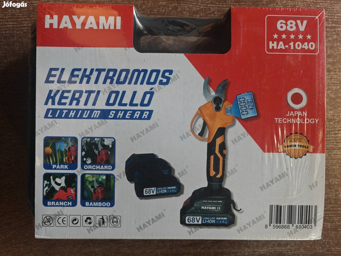 Hayami akkumulátoros merszőolló