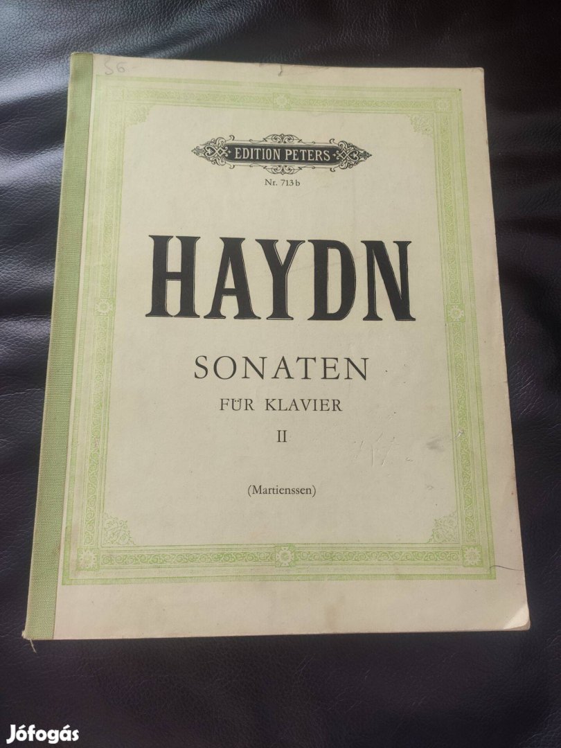 Haydn Szonáták / Sonaten für Klavier II. -zongora kotta