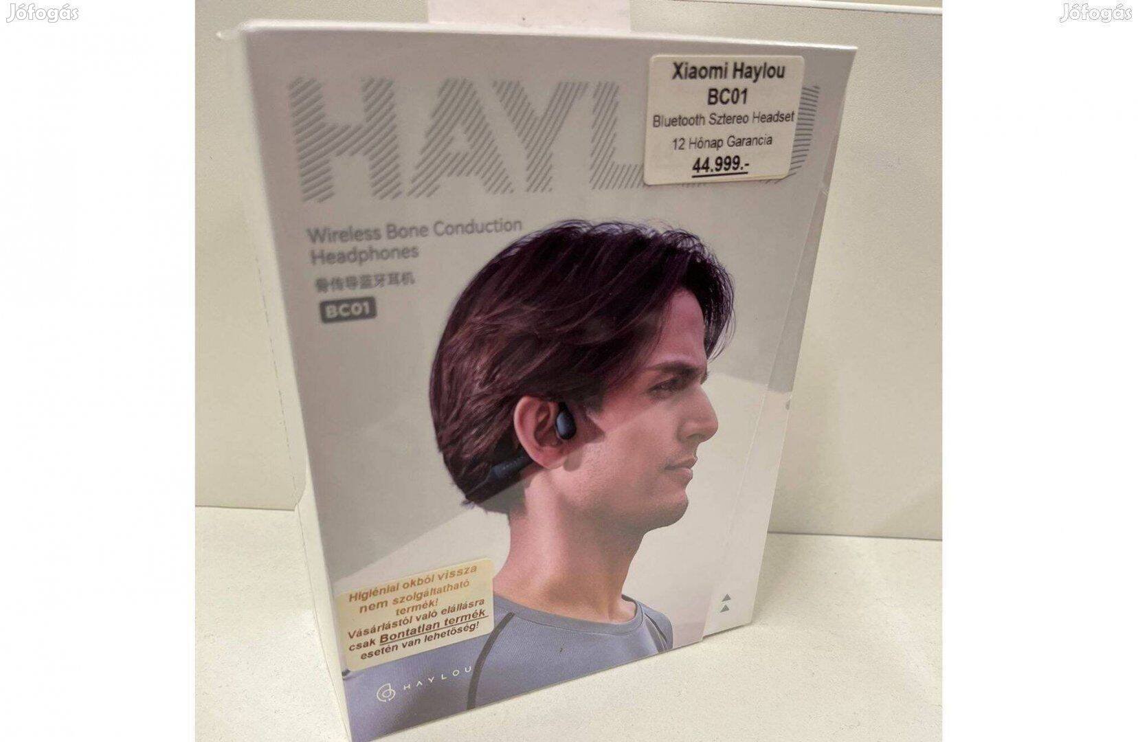 Haylou BC-01 Stereo Headset Fekete színben