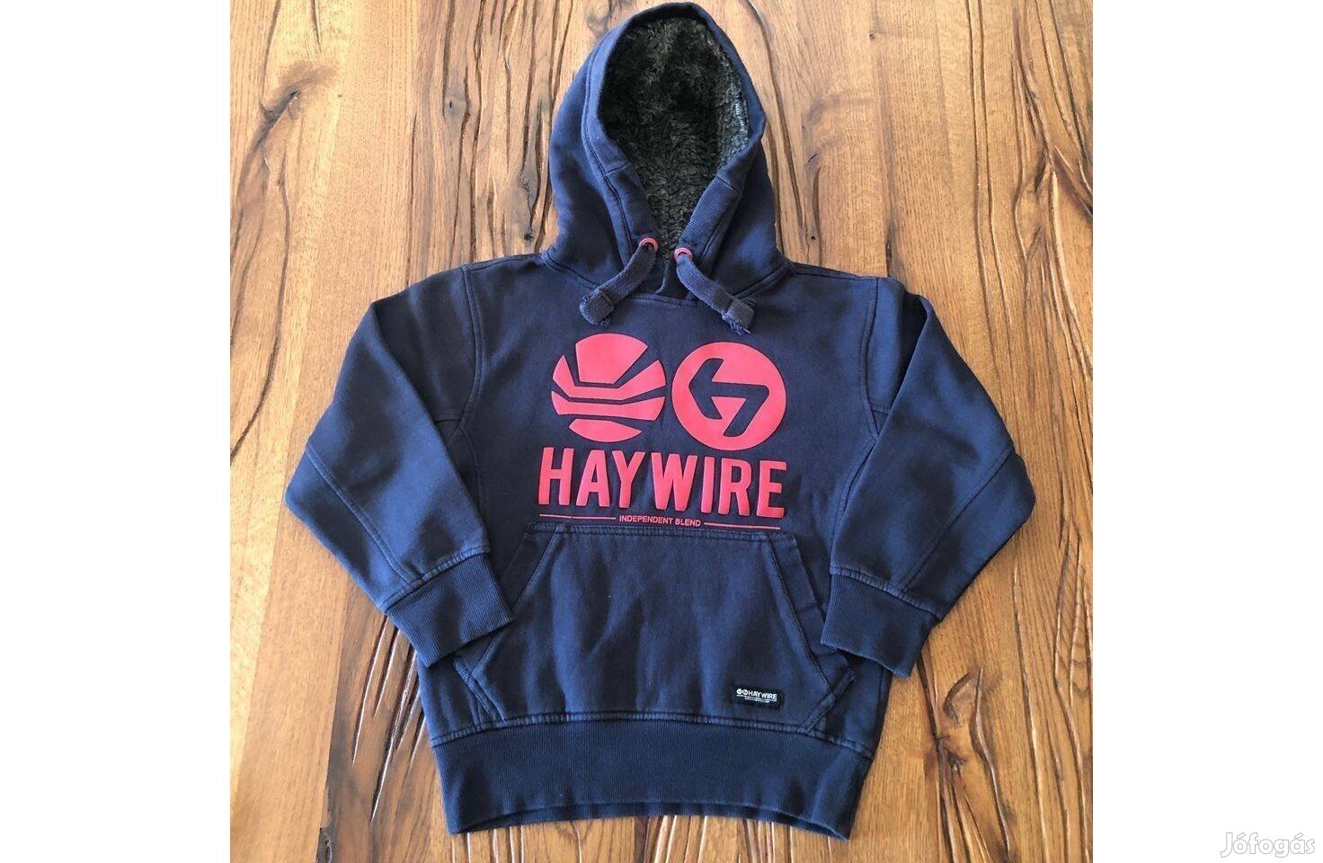 Haywire fiú kék hoodie 10-12 éves