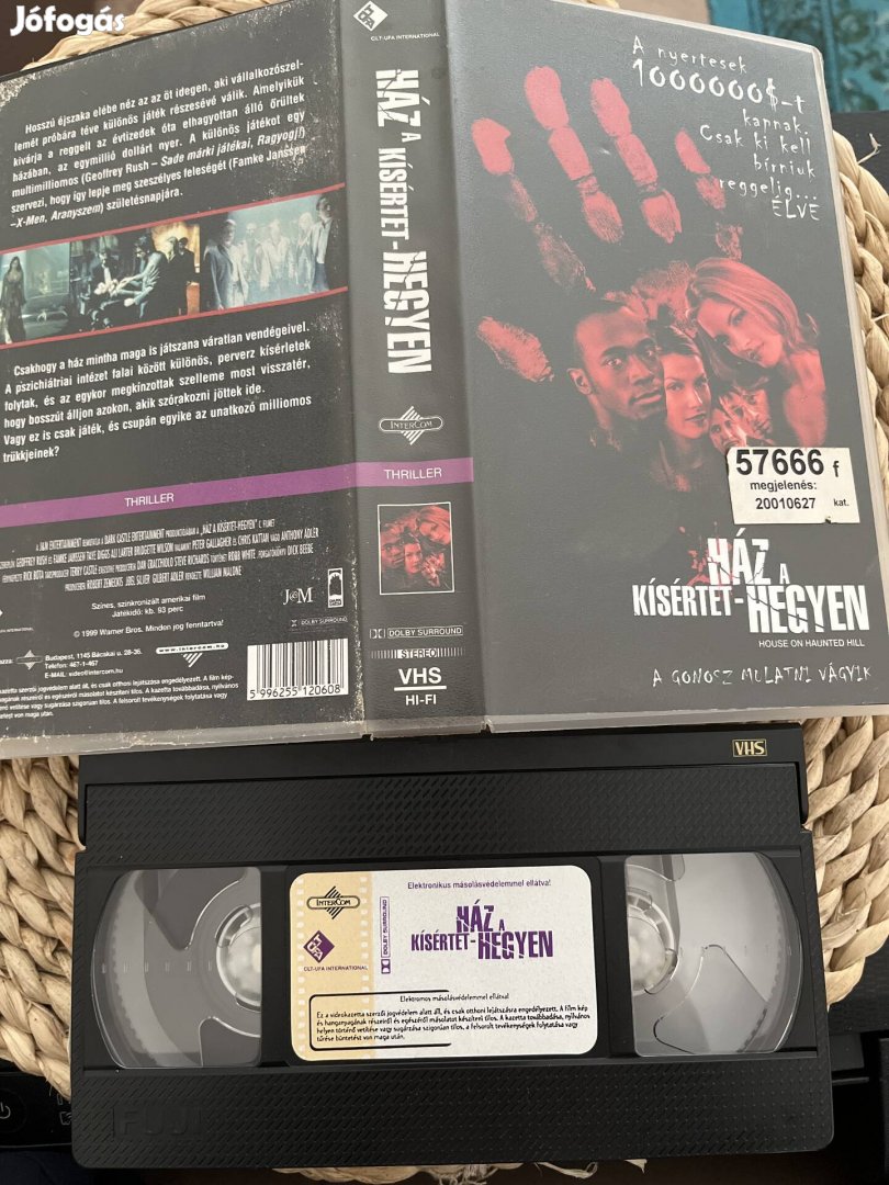 Ház a kisértet hegyen vhs