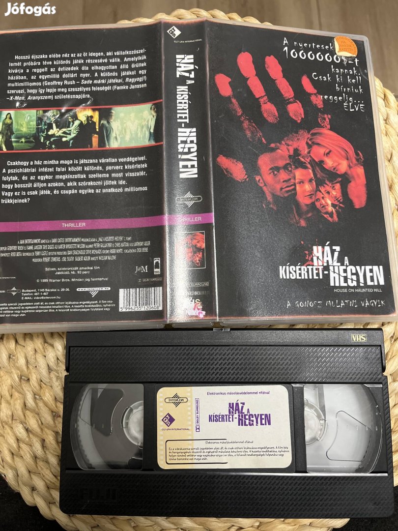 Ház a kísértet hegyen vhs m