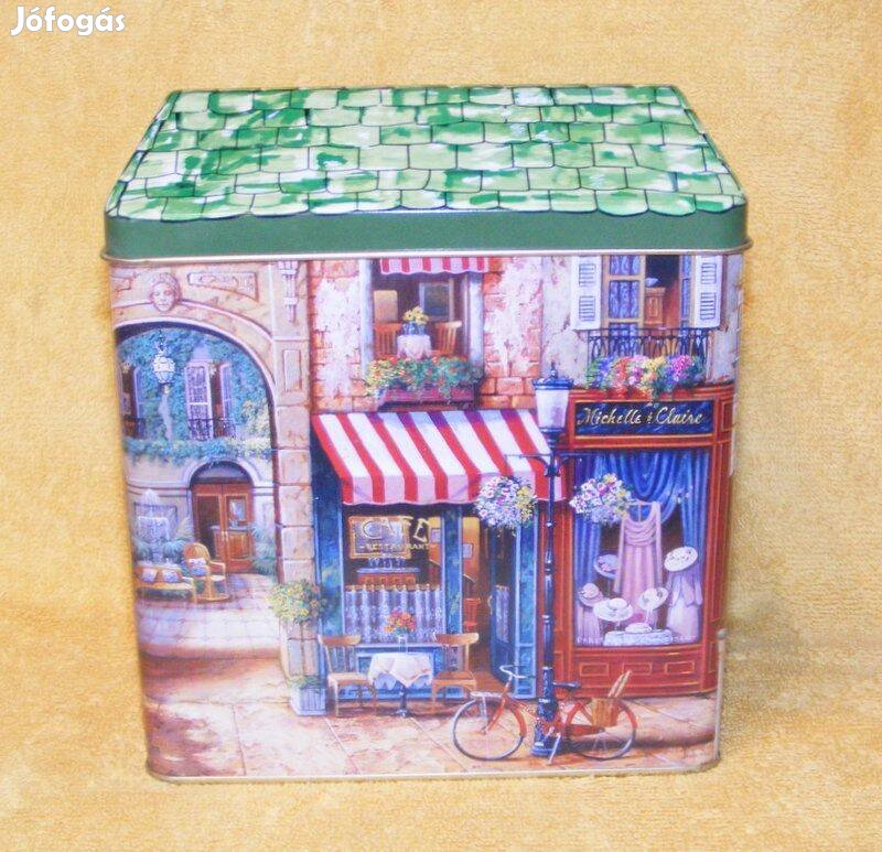 Ház alakú fémdoboz