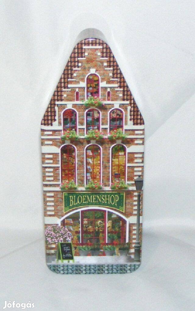 Ház alakú fémdoboz